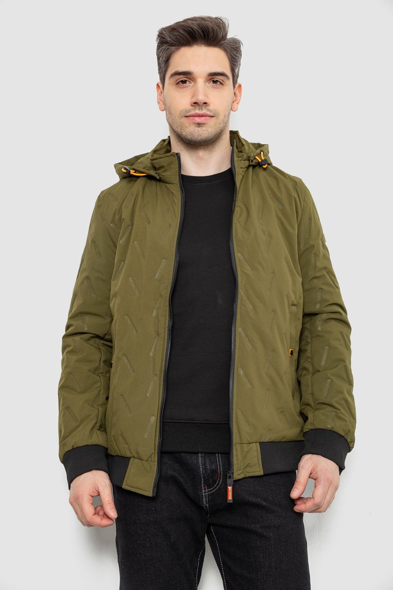 Куртка чоловіча демісезонна з капюшоном, 244RL-9882AL